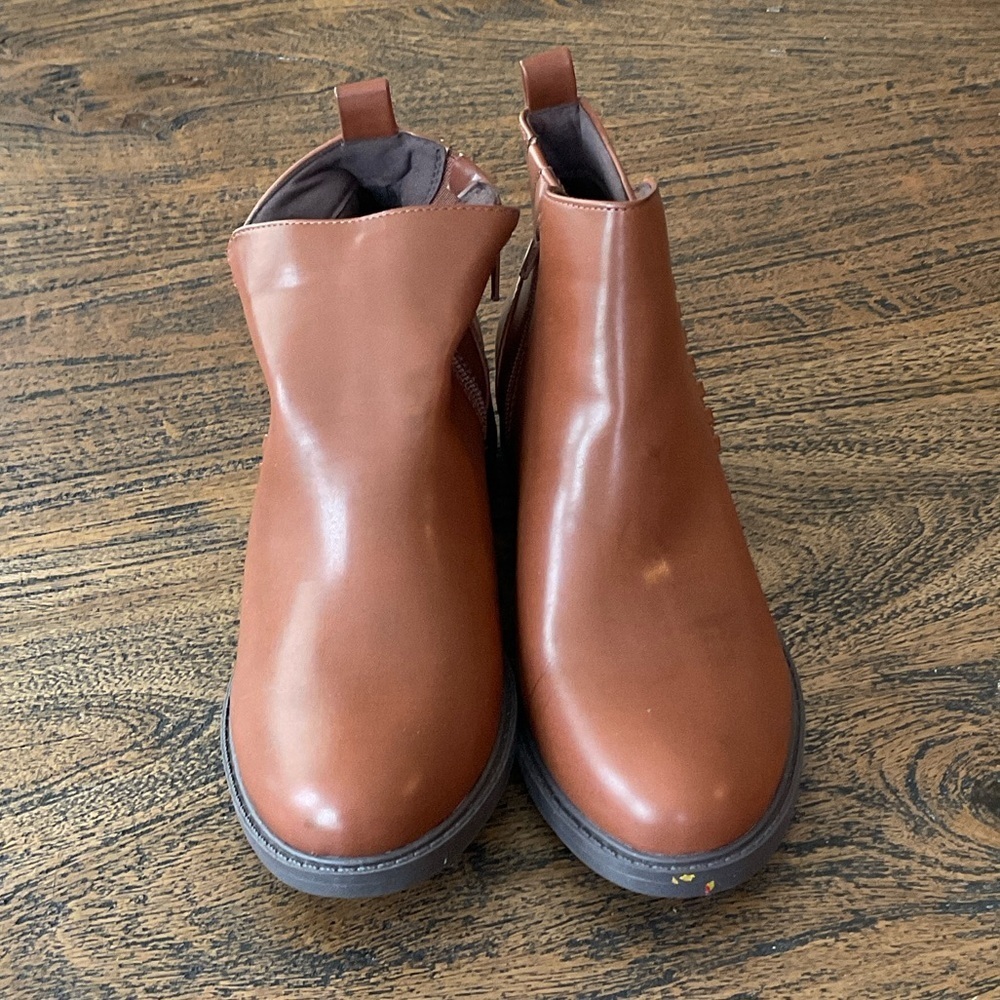Easy Spirit Chestnut Ankle Boots